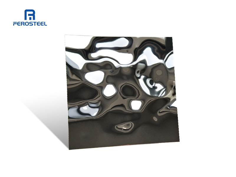 WR-G714 Customized  water ripple finish stainless steel sheet