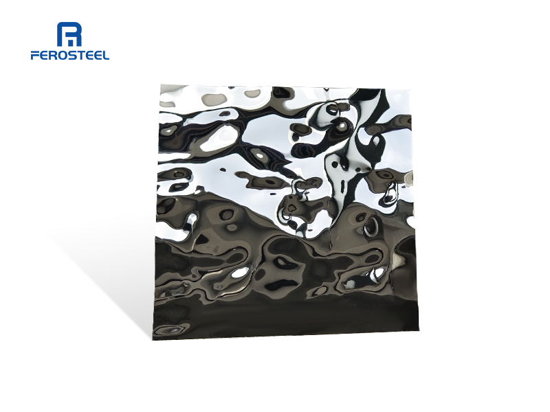 WR-G715 Customized  water ripple finish stainless steel sheet
