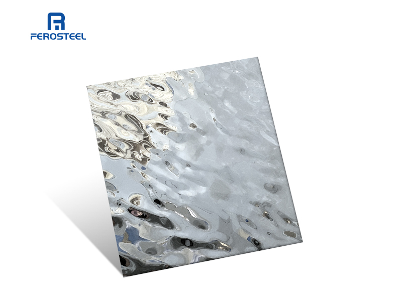 Silver Water Ripple Stainless Steel Decorative Panels – Premium Decorative Material