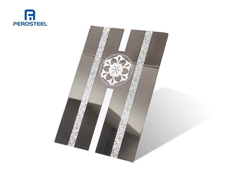Cusom stainless steel sheet for elevator etched EC-008