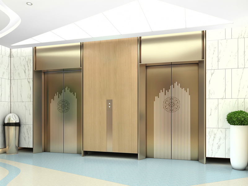 Etched elevator sheet with mirror finishing EC-009 wholesale