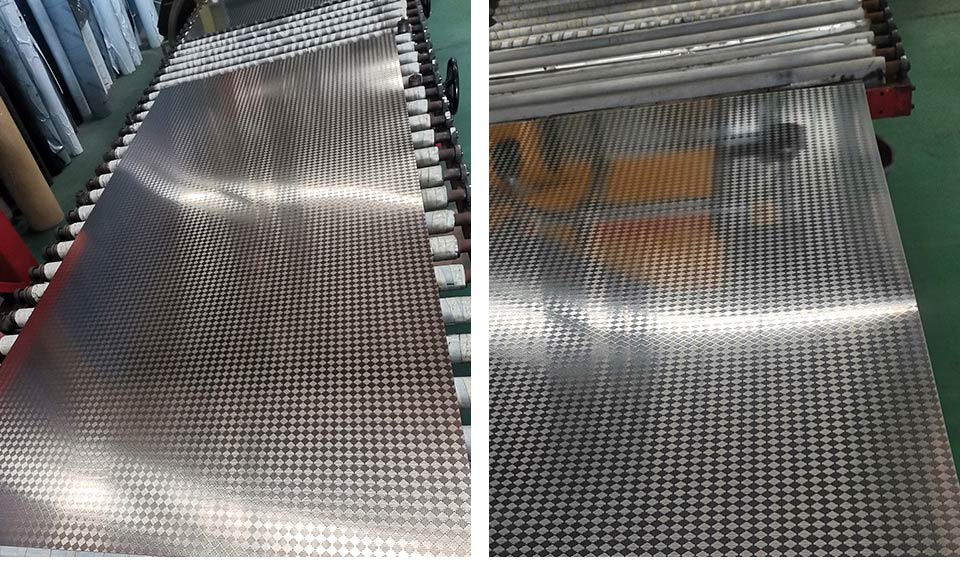 stainless steel sheet embossed