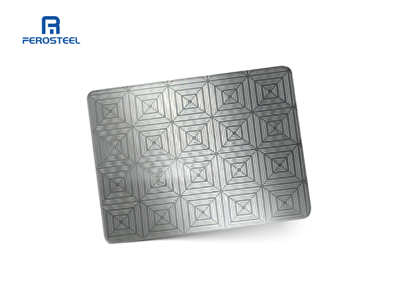 embossed stainless steel plate