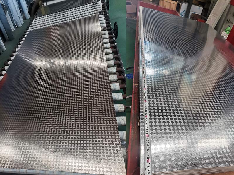 Customized embossed stainless steel sheet finish Kaleidoscope
