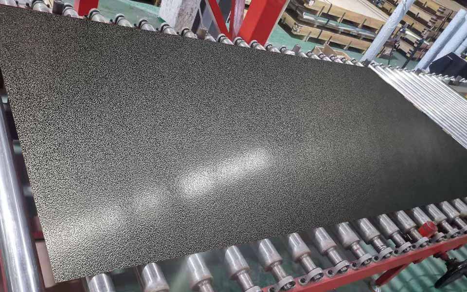 Nickel color Embossed stainless steel sheet