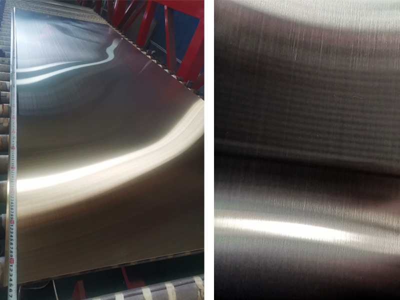 Stainless steel sheet hairline finish wholesale
