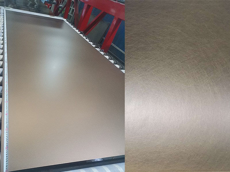 Stainless steel sheet non directional finish supplier