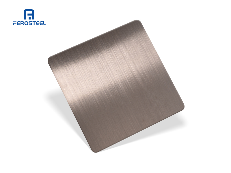 Stainless steel bronze color sheet for architectural