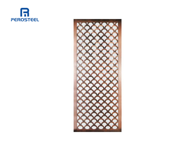 Gold Stainless steel Partition Supplier Screen -001