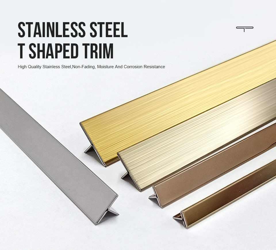 Stainless Steel T Shaped Trim
