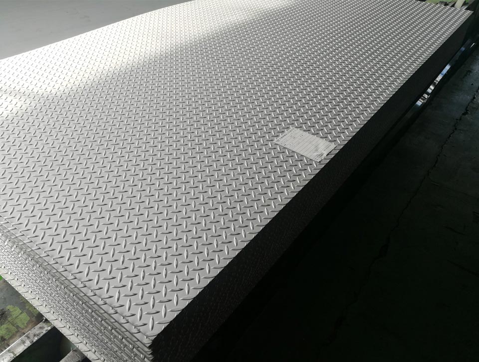 3D anti-skid pattern stainless steel sheet