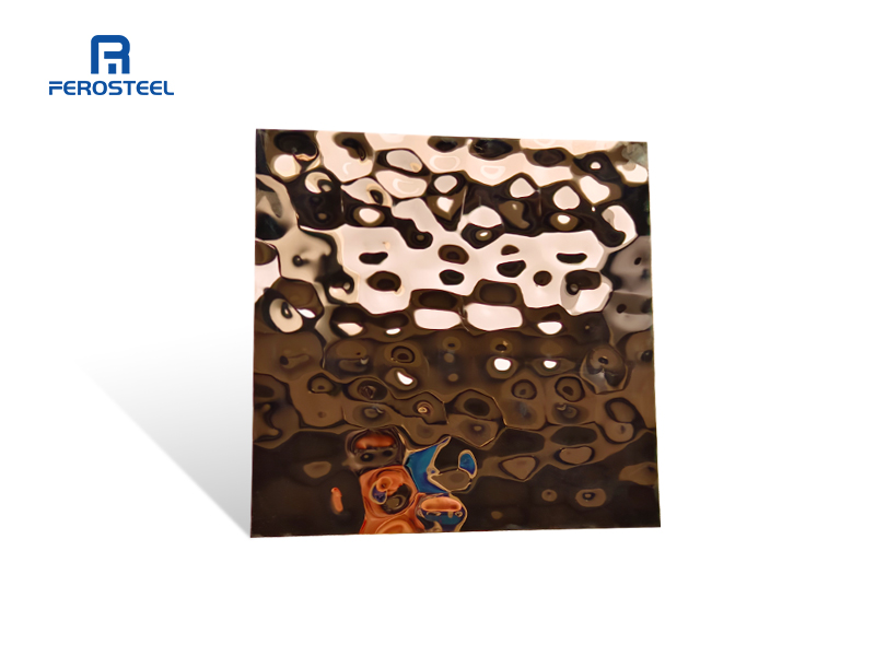 water ripple stainless steel sheets
