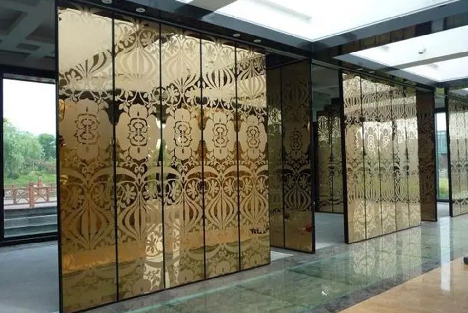 Etched mirror stainless steel sheet Design