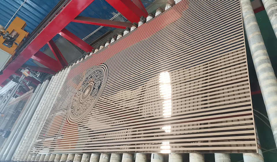 Mirror Pattern Etched Finish Stainless Steel  Sheet