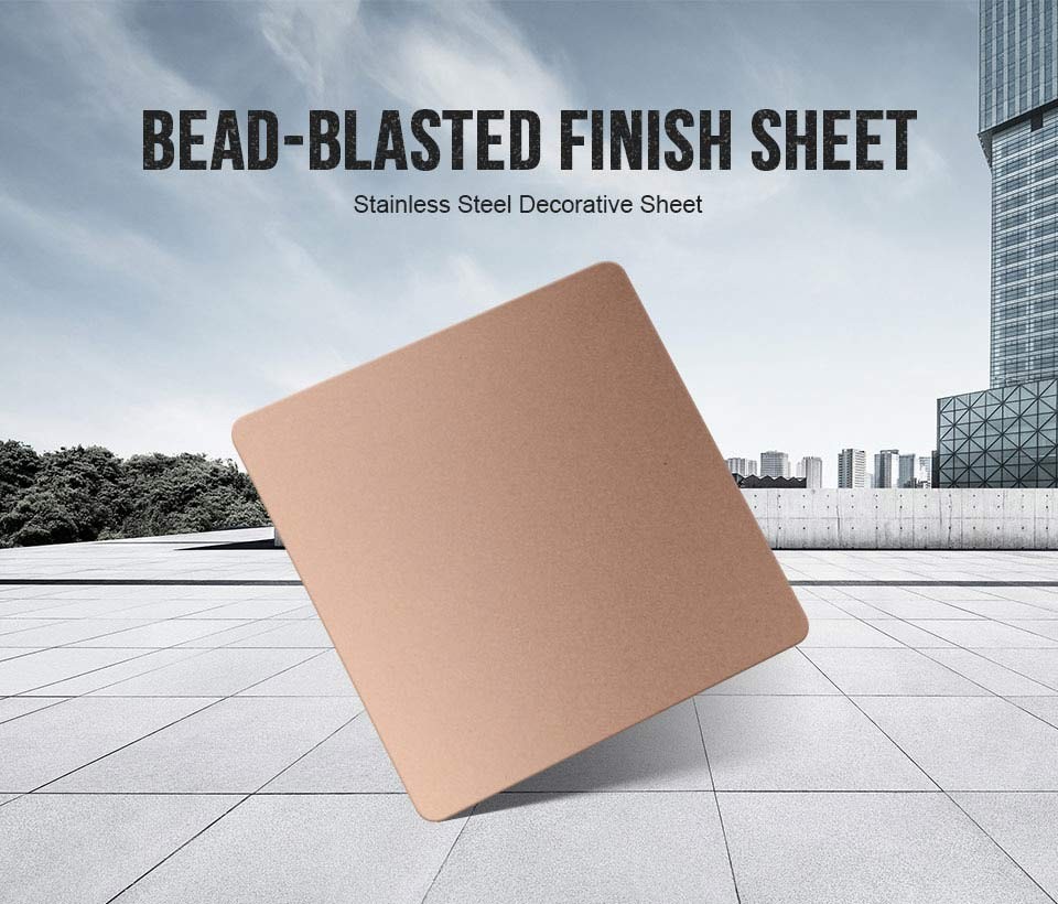 bead blast stainless texture