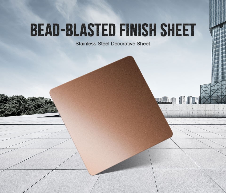 bead blast stainless texture