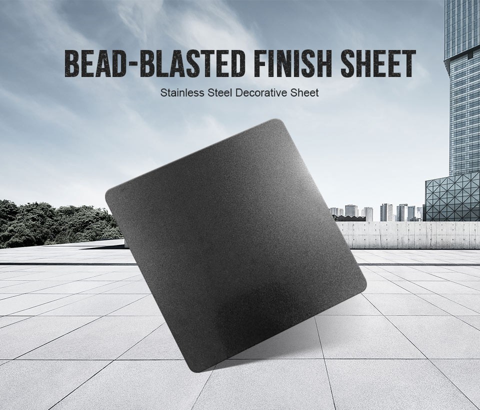 bead blast stainless texture