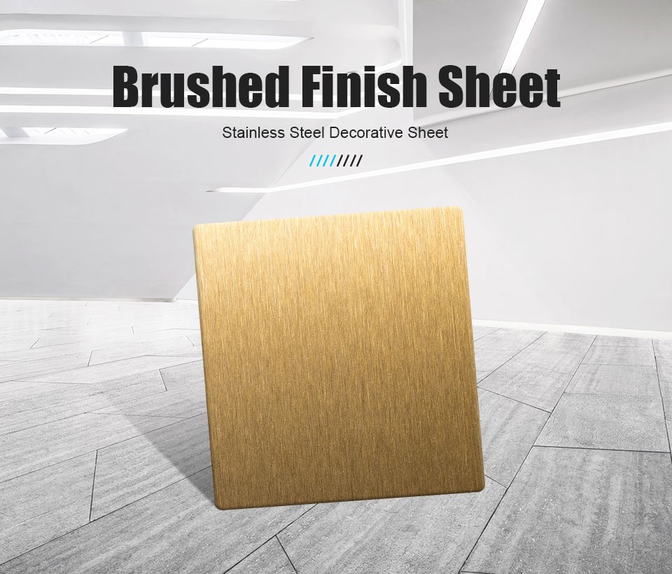 Brushed Finish Stainless Steel Sheet