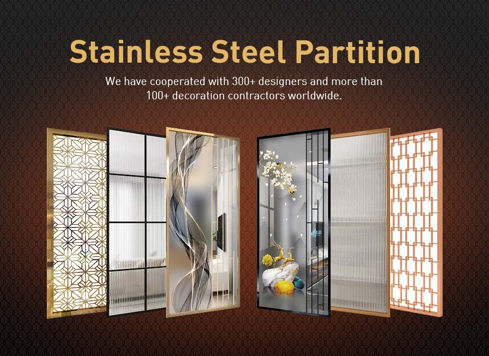 Partition Screens Design Stainless Steel 