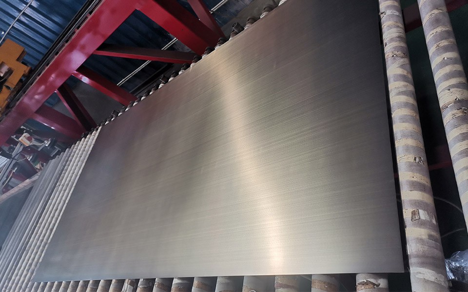 Antique Bronze Hairline Stainless Steel Sheets