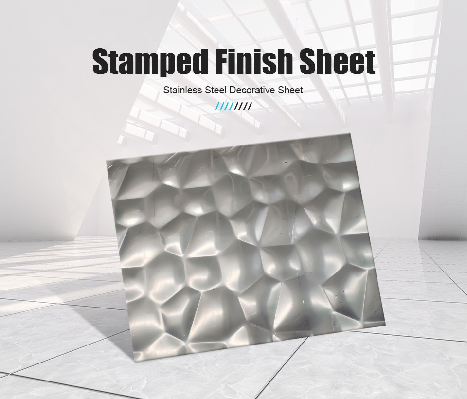 Stainless Steel Hammer Pattern Decorative Sheet