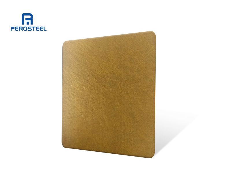 Artisanal Charm: Stainless Steel Sheets Antique Copper Finish