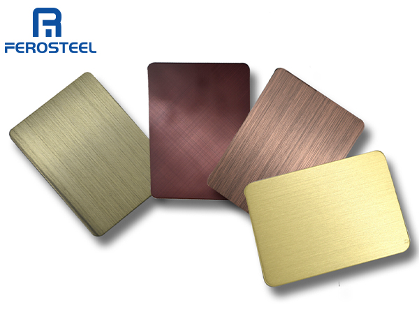 Features of bronze stainless steel sheet