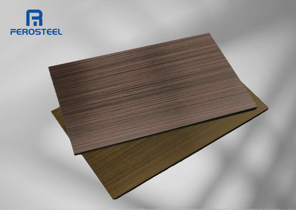 antique copper stainless steel sheet