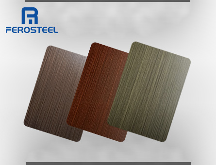 What are the common uses of antique brass stainless steel sheets?