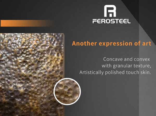 Textured Brilliance: Revitalizing Interiors with Hammered Metal Sheets
