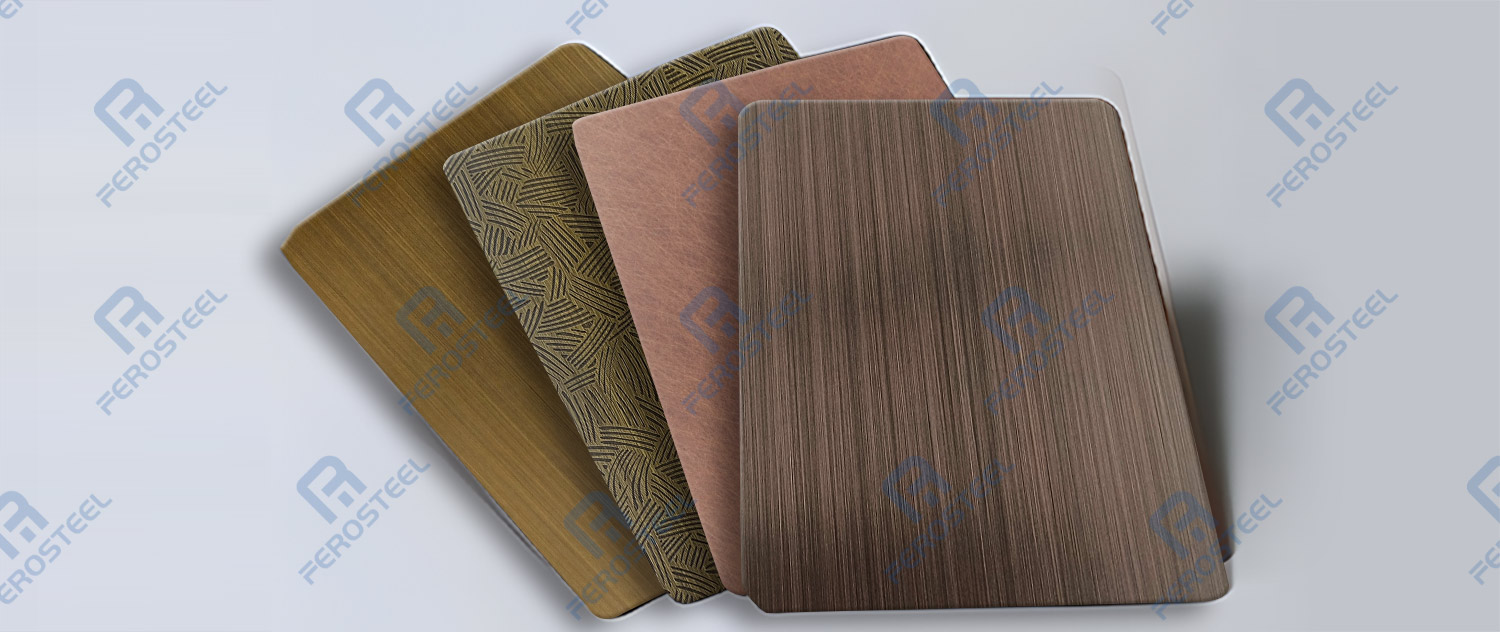 stainless steel antique brass metal sheets