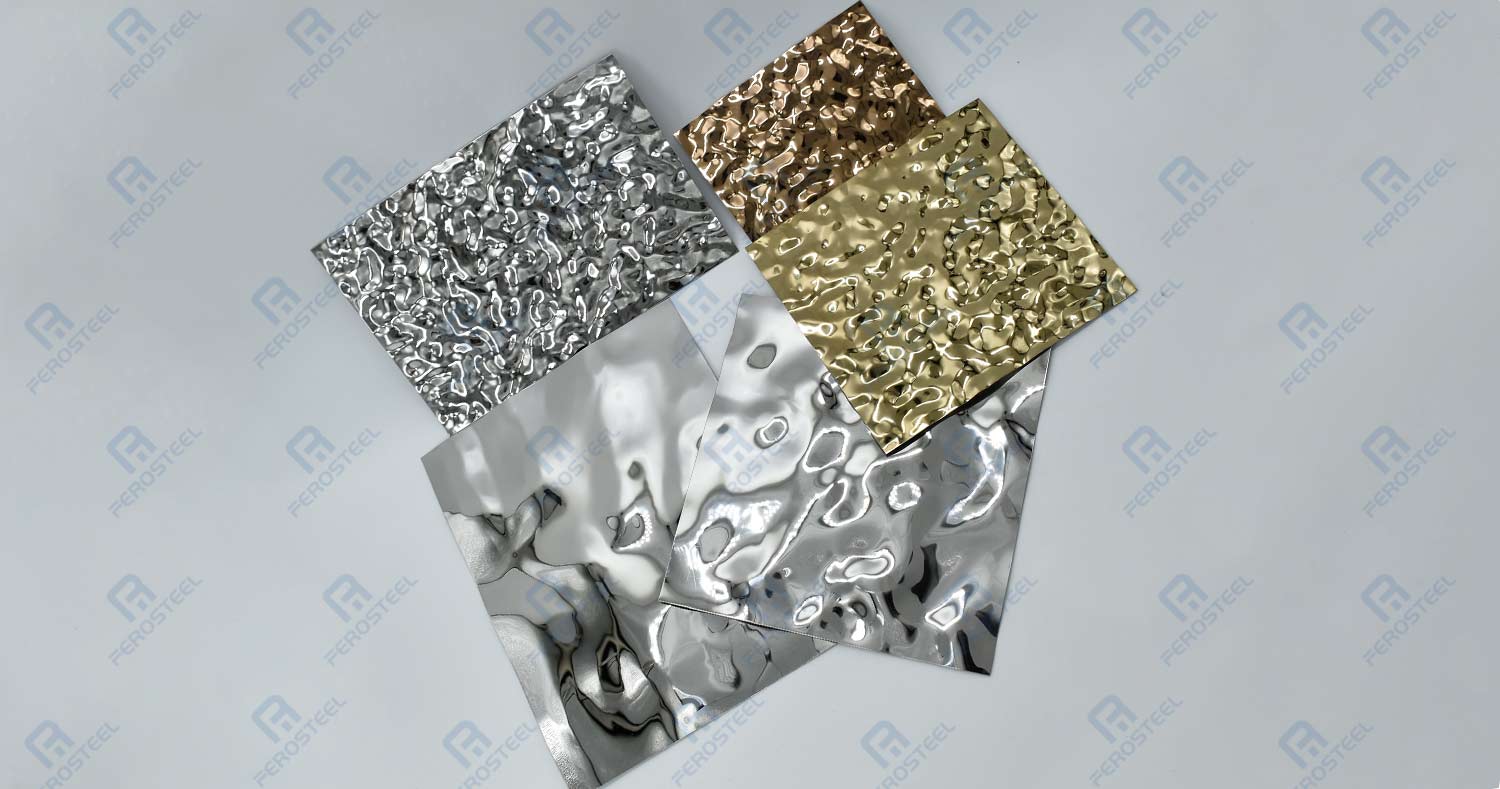 decorative ripple metal sheets