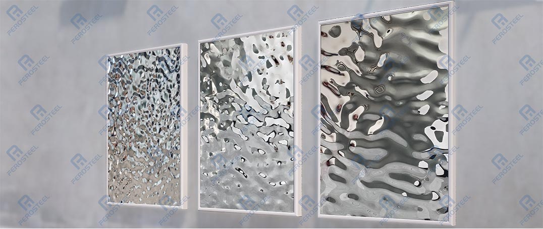 water ripple metal sheets