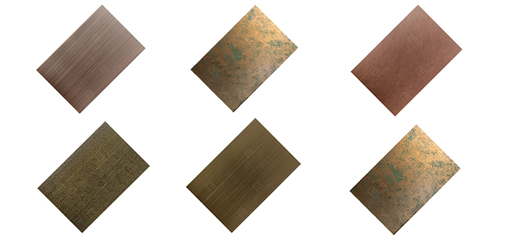 antique copper stainless steel sheets