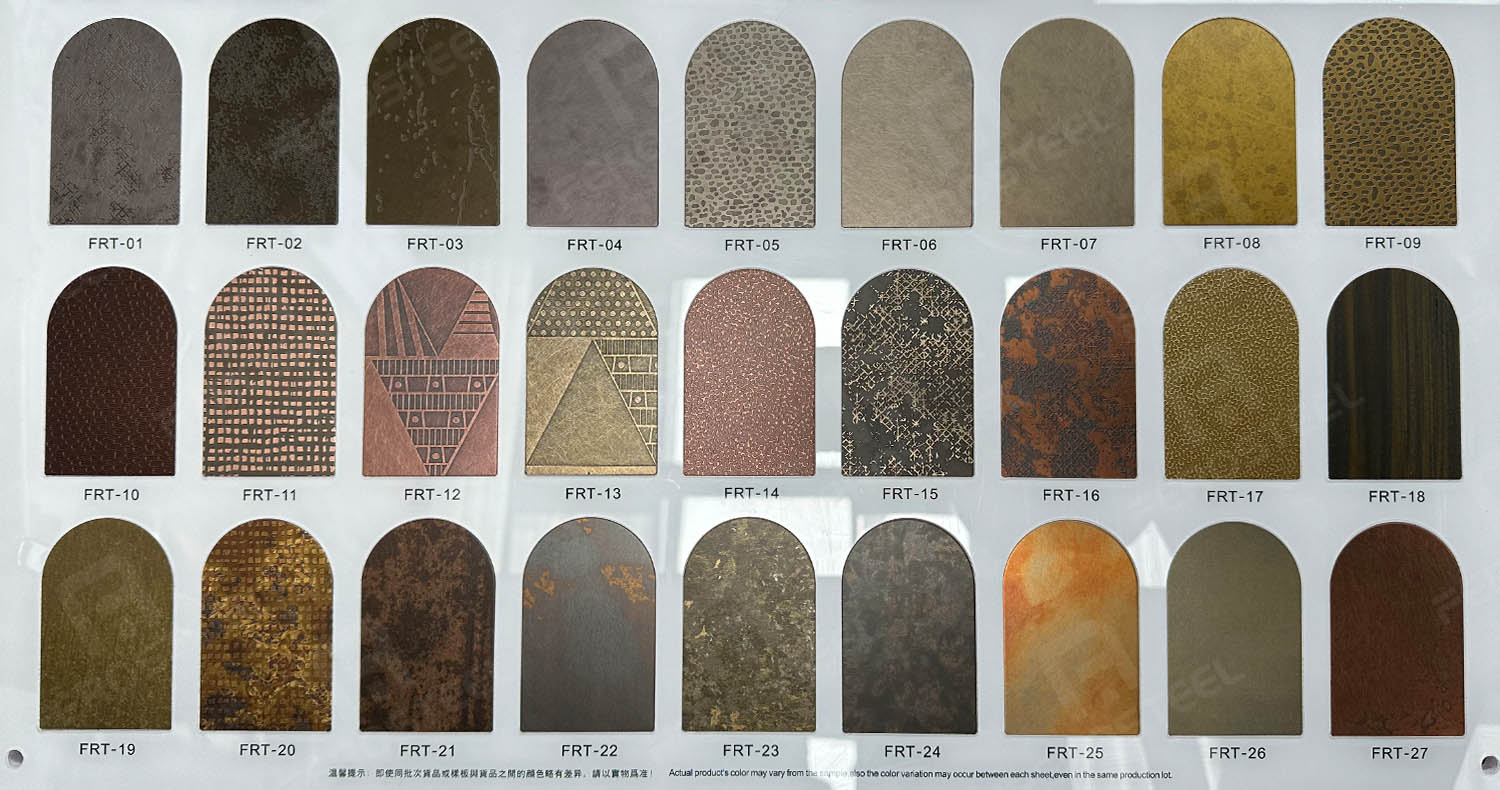 antique copper stainless steel sheets