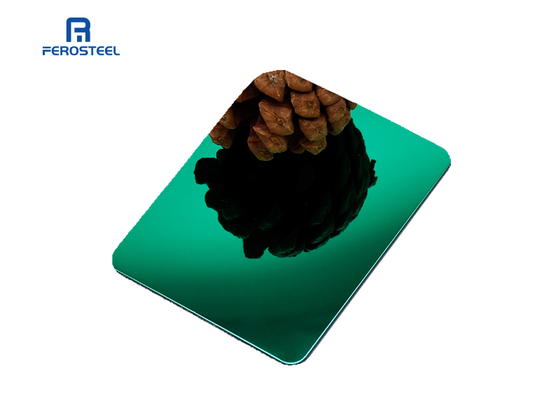 Green Mirror Stainless Steel Sheets