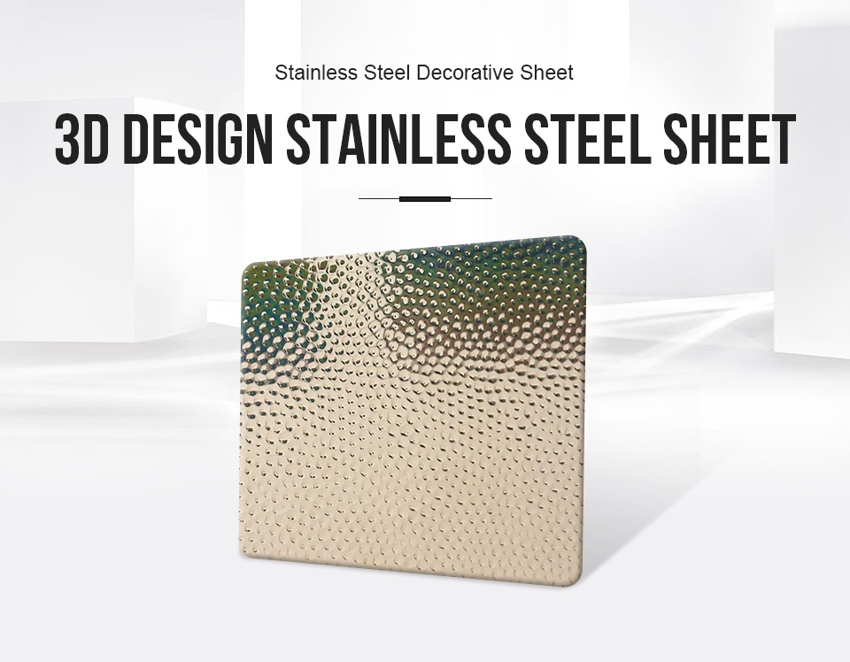  Rose Gold Honeycomb Stainless Steel Sheet