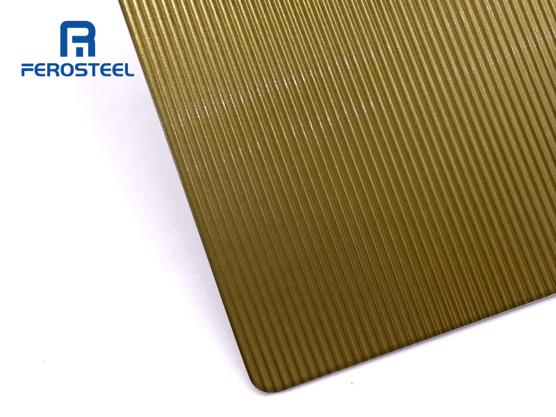 3D anti-skid pattern stainless steel sheet