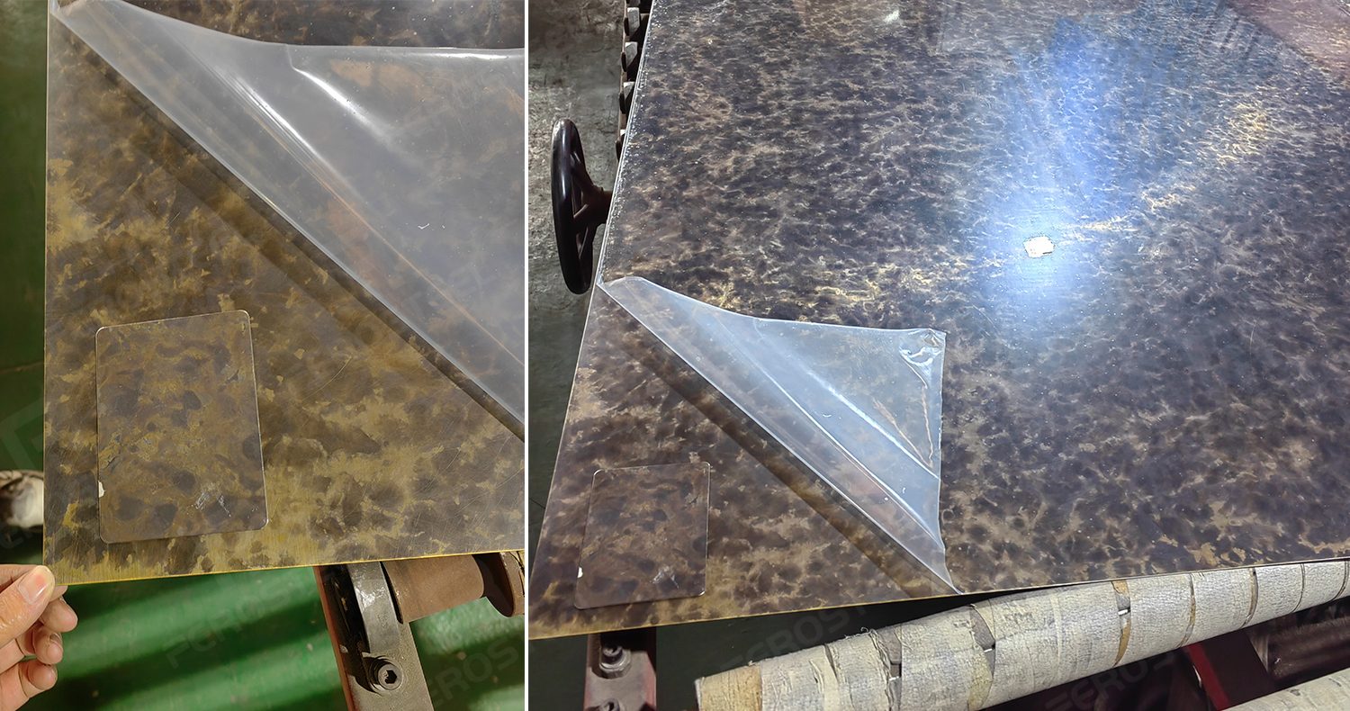 antique finish stainless steel