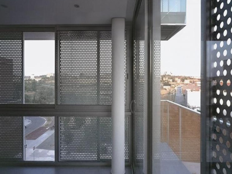Architectural metal perforated sheet