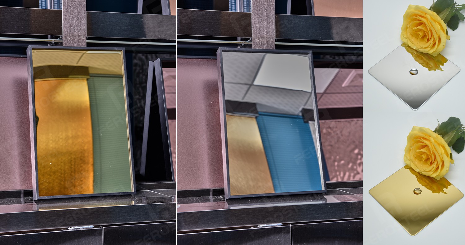 mirror stainless steel metal