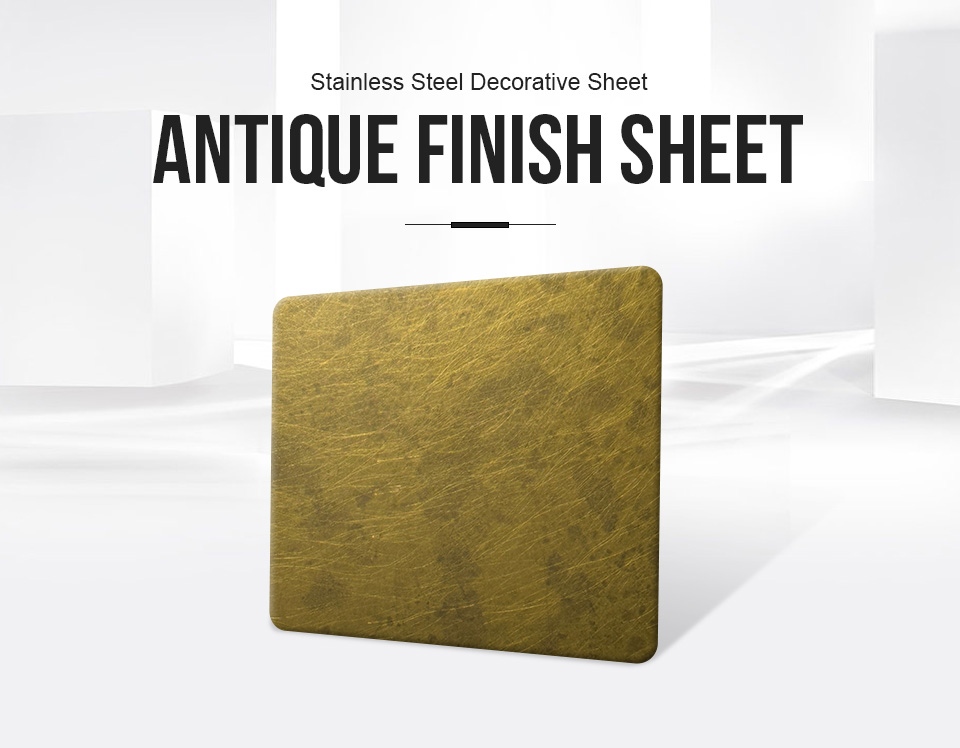 stainless steel sheet verdigris finish