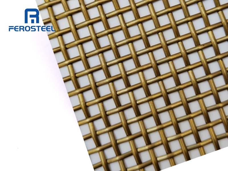 gold decorative stainless steel mes