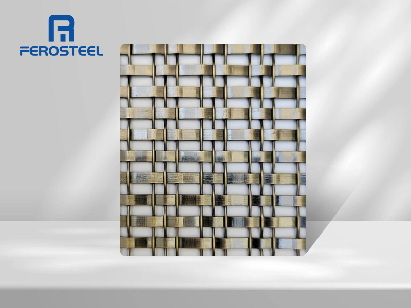 Antique Copper Stainless Steel Mesh | Durable Decorative & Filtration Solution
