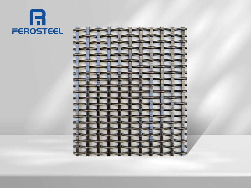 Antique copper Decorative Stainless Steel Mesh for Architecture and Interior Design | FRT-6026