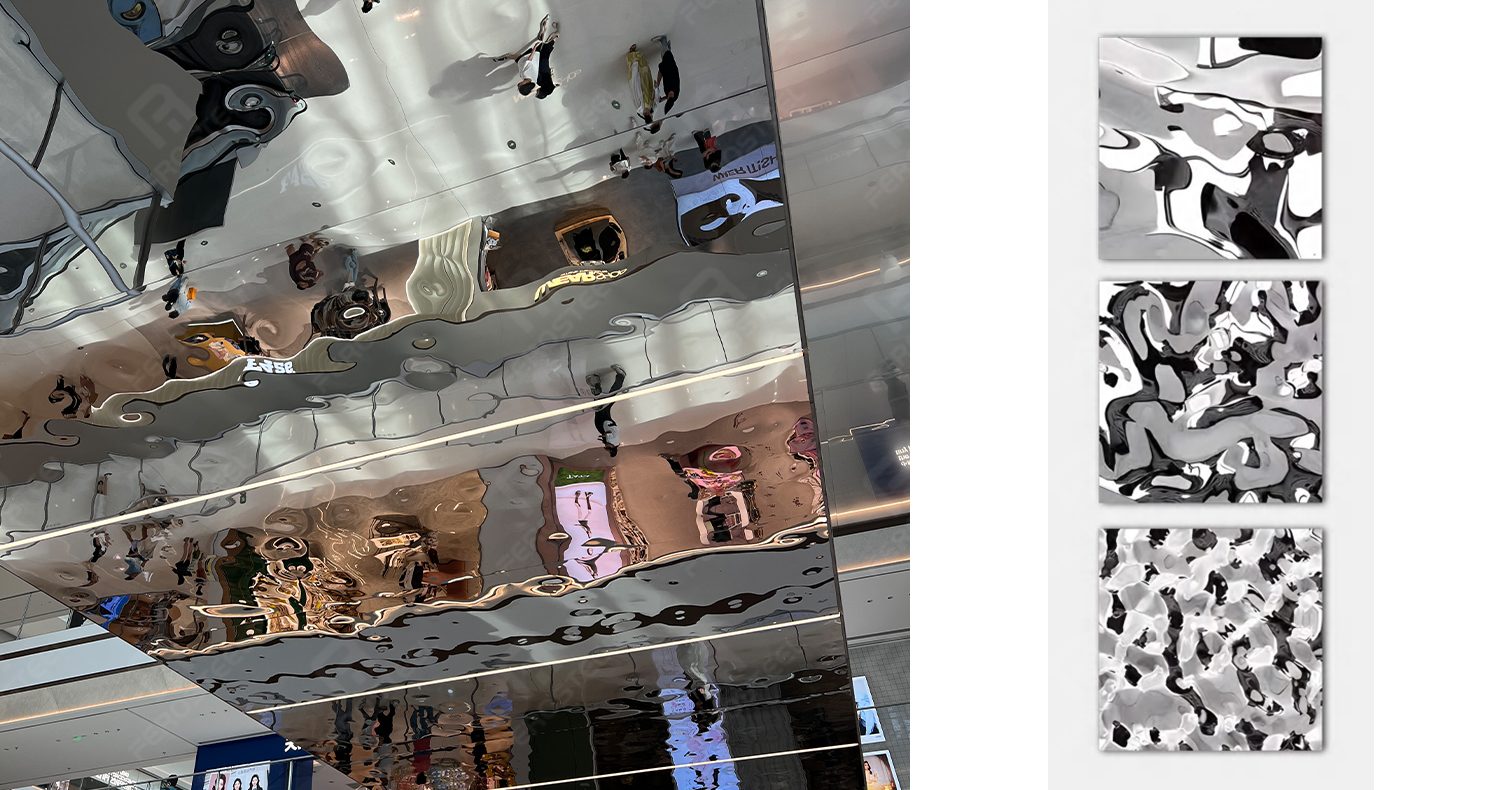 water ripple stainless steel sheets