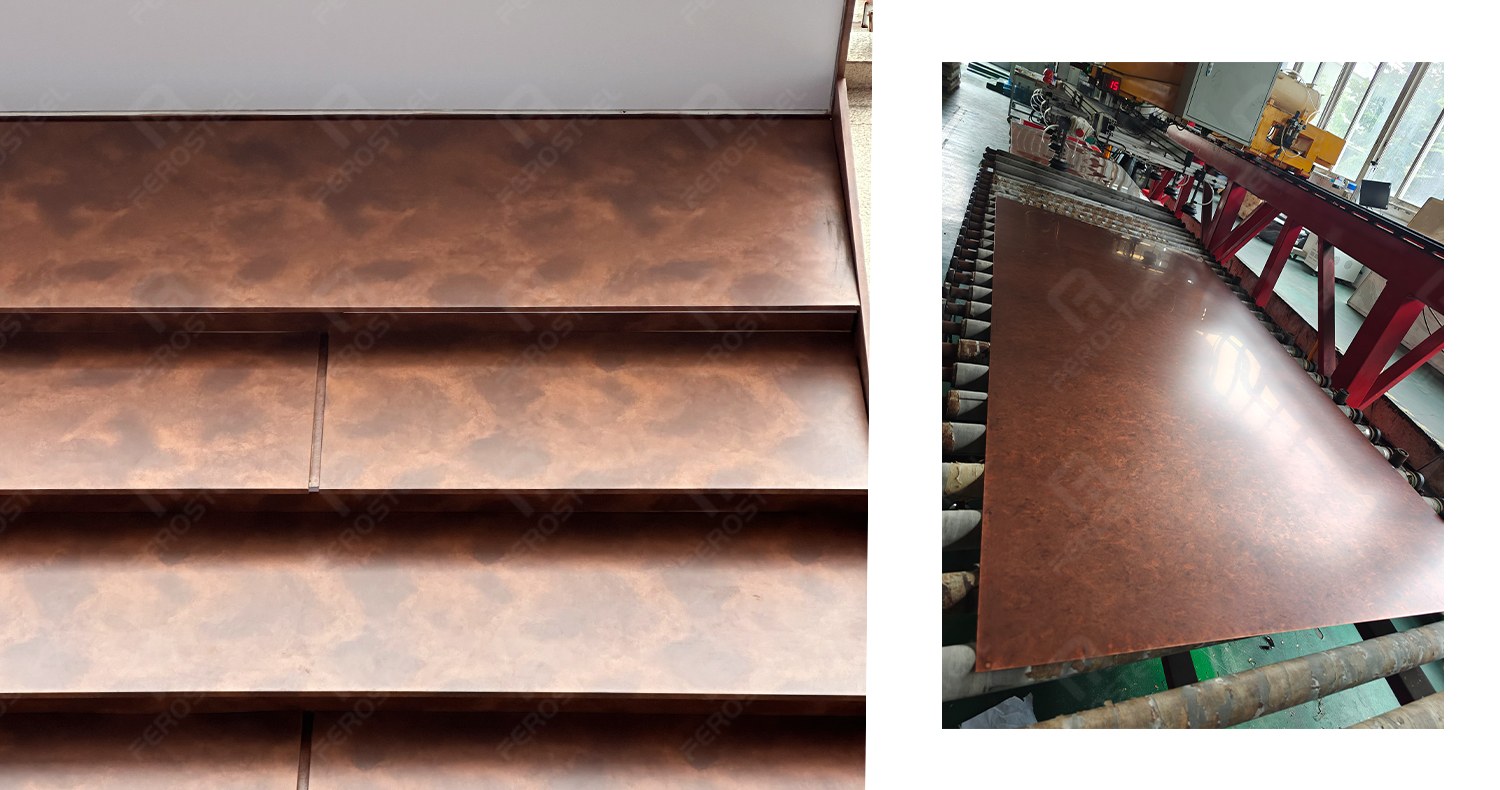 antique stainless steel sheets