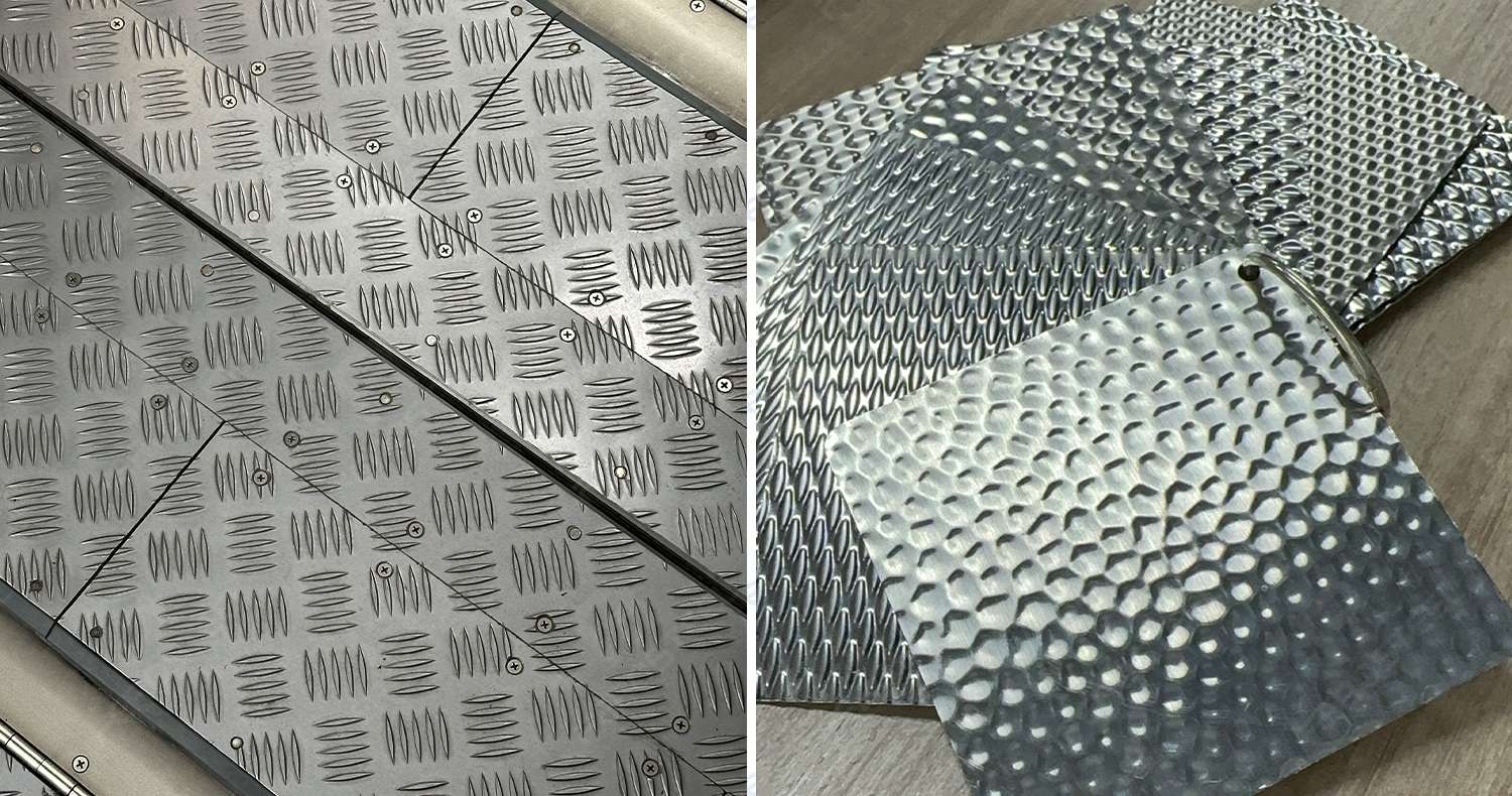 textured stainless steel sheets