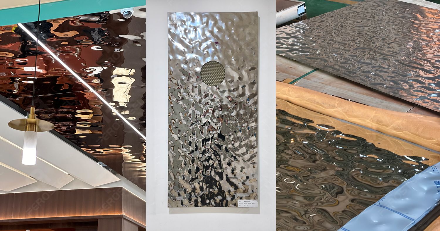 stainless steel textured sheets