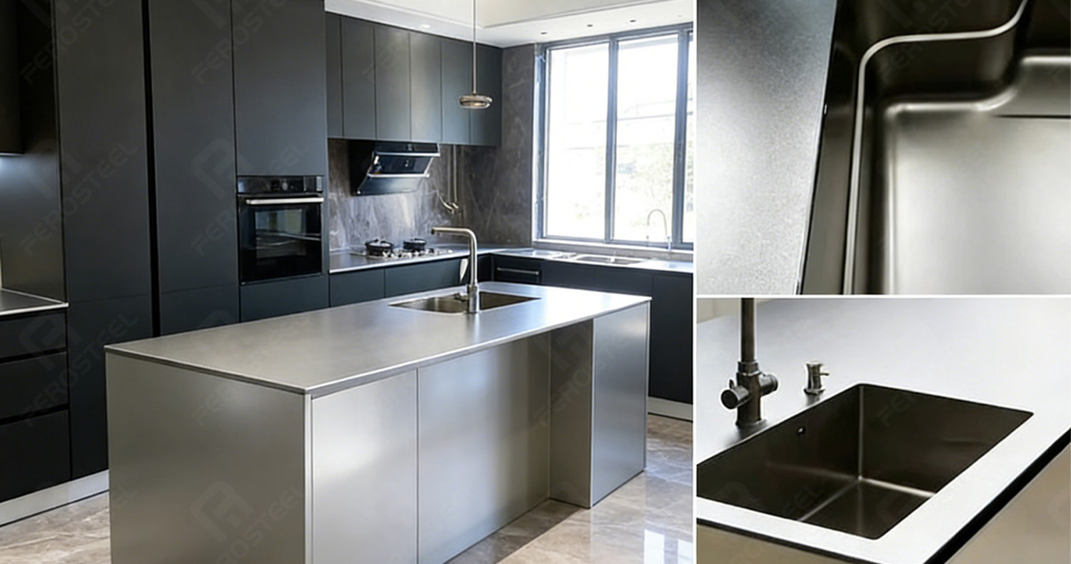 stainless steel countertop sheets